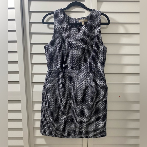 Banana Republic Dresses & Skirts - Navy and White Tweed Dress